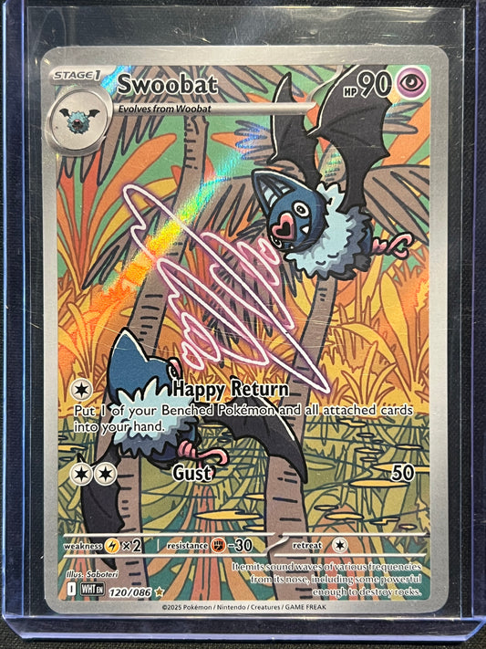 Pokemon Swoobat - 120/086 - SV: White Flare (WHT)