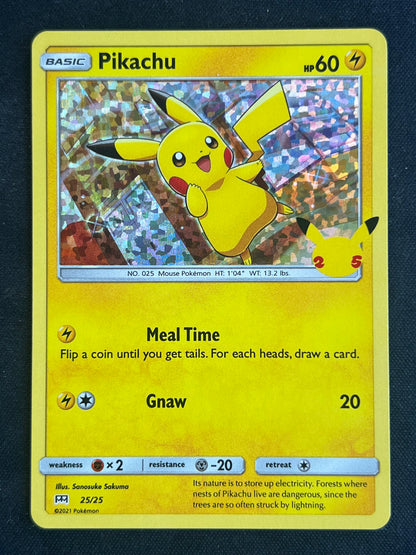 Pikachu - 25/25 - McDonald's 25th Anniversary Promos (M21) Holo NM Pokemon