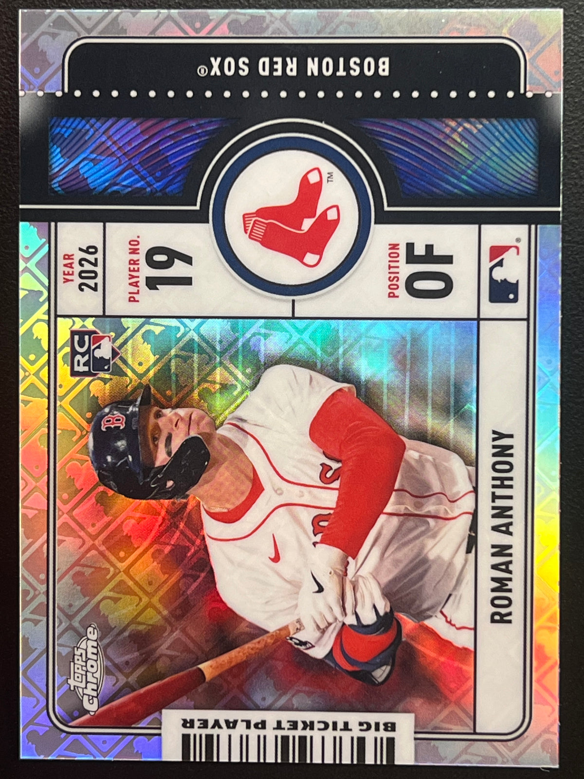 2026 Topps Chrome #BTP-23 Roman Anthony Big Ticket Players Logofractor