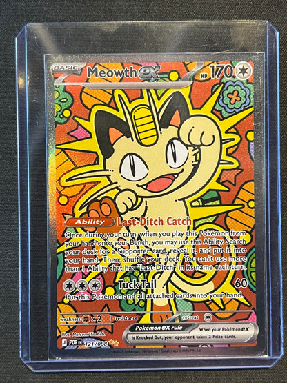 Meowth ex - 121/088 - ME03: Perfect Order (POR) Pokemon