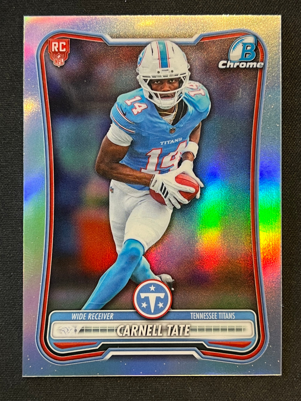 2026 Bowman Football - Carnell Tate Red Rookie Silver #BRR-9 Titans