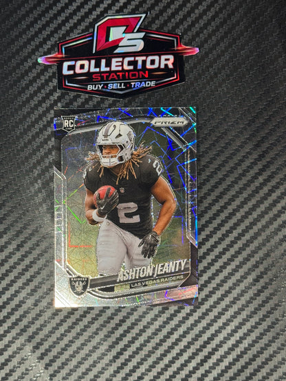 2025 Panini Prizm Ashton Jeanty Rookie Lazer Prizm #315 RC