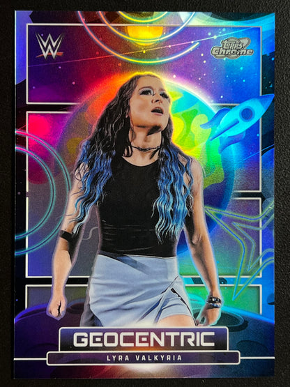 2026 Topps Cosmic Chrome WWE Lyra Valkyria Geocentric #GC-2