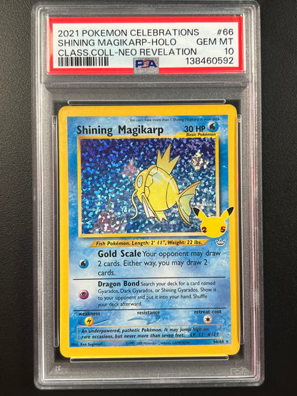 2021 Pokemon Celebrations - Shining Magikarp - PSA 10