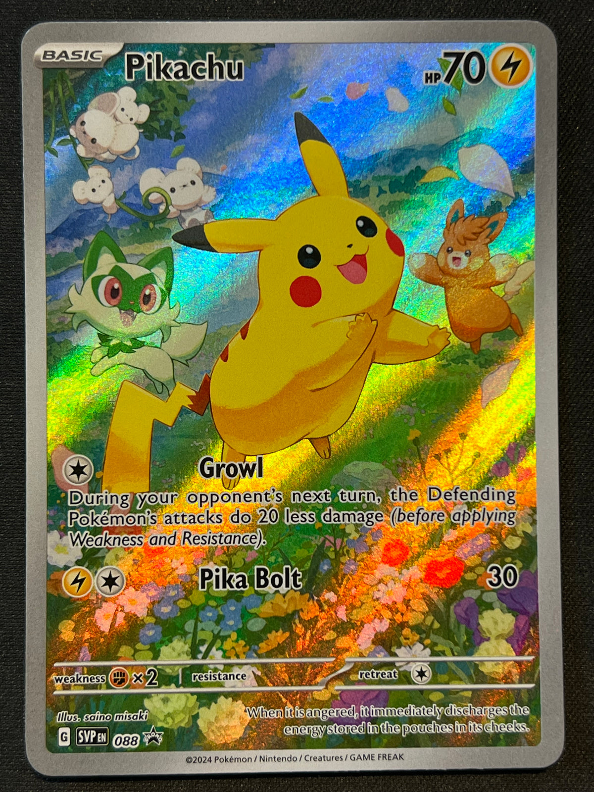 Pikachu - 088 - SV: Scarlet & Violet Promo Cards (SVP) NM Pokemon