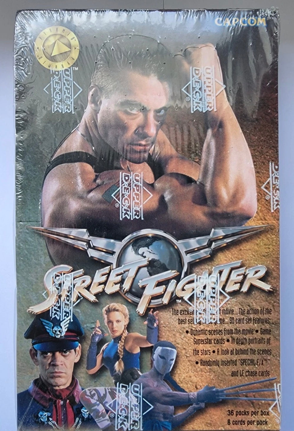 Upper Deck Street Fighter the Movie Trading Card Booster Box Sealed