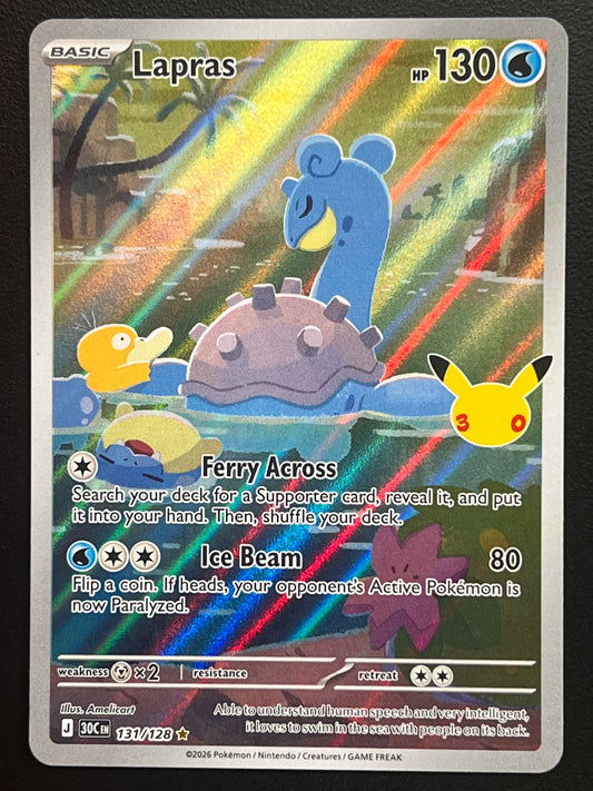 Lapras - 131/128 - ME: 30th Celebration (30C) Pokemon