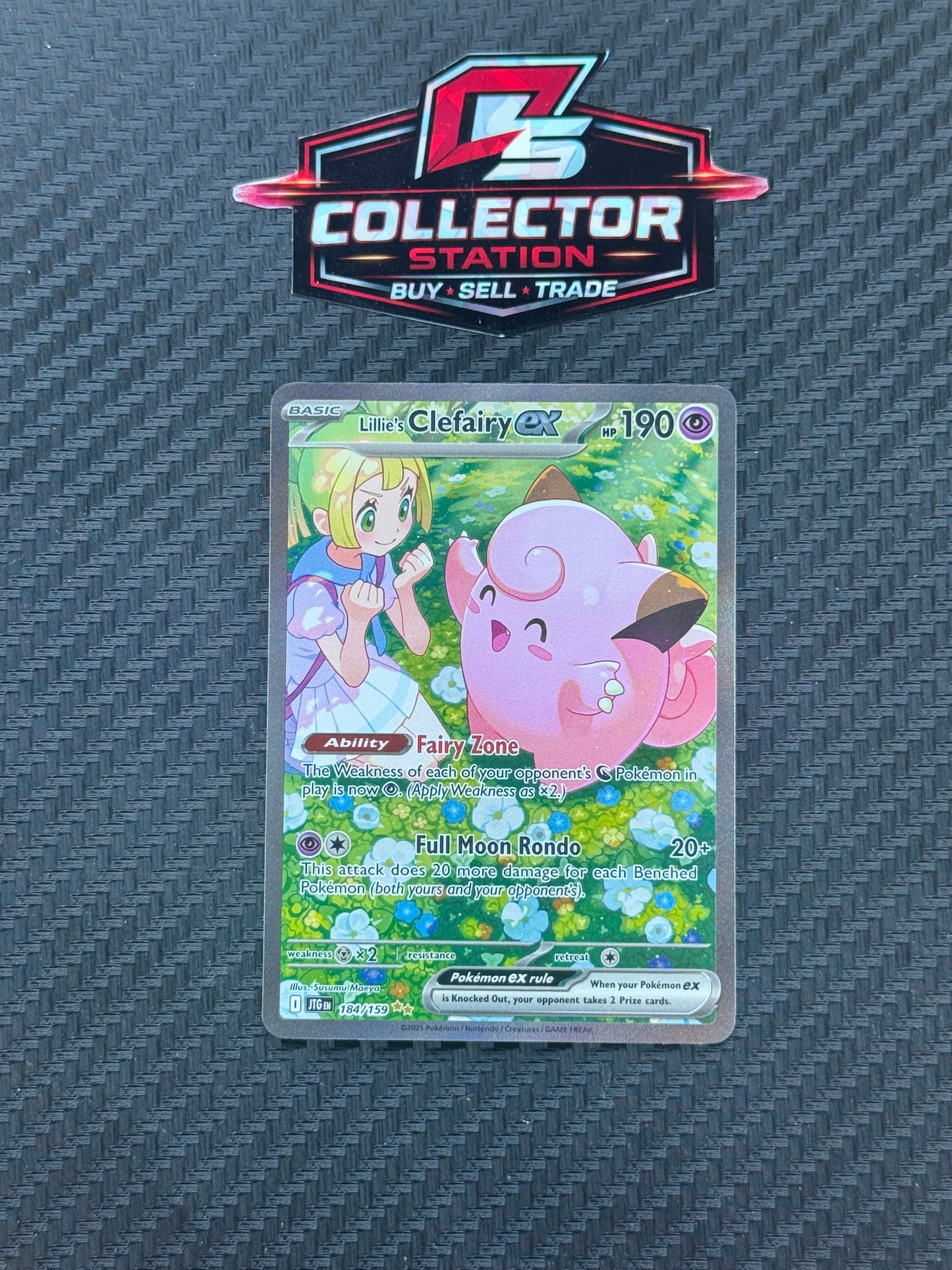 Lillie's Clefairy ex - 184/159 - SV09: Journey Together (JTG)