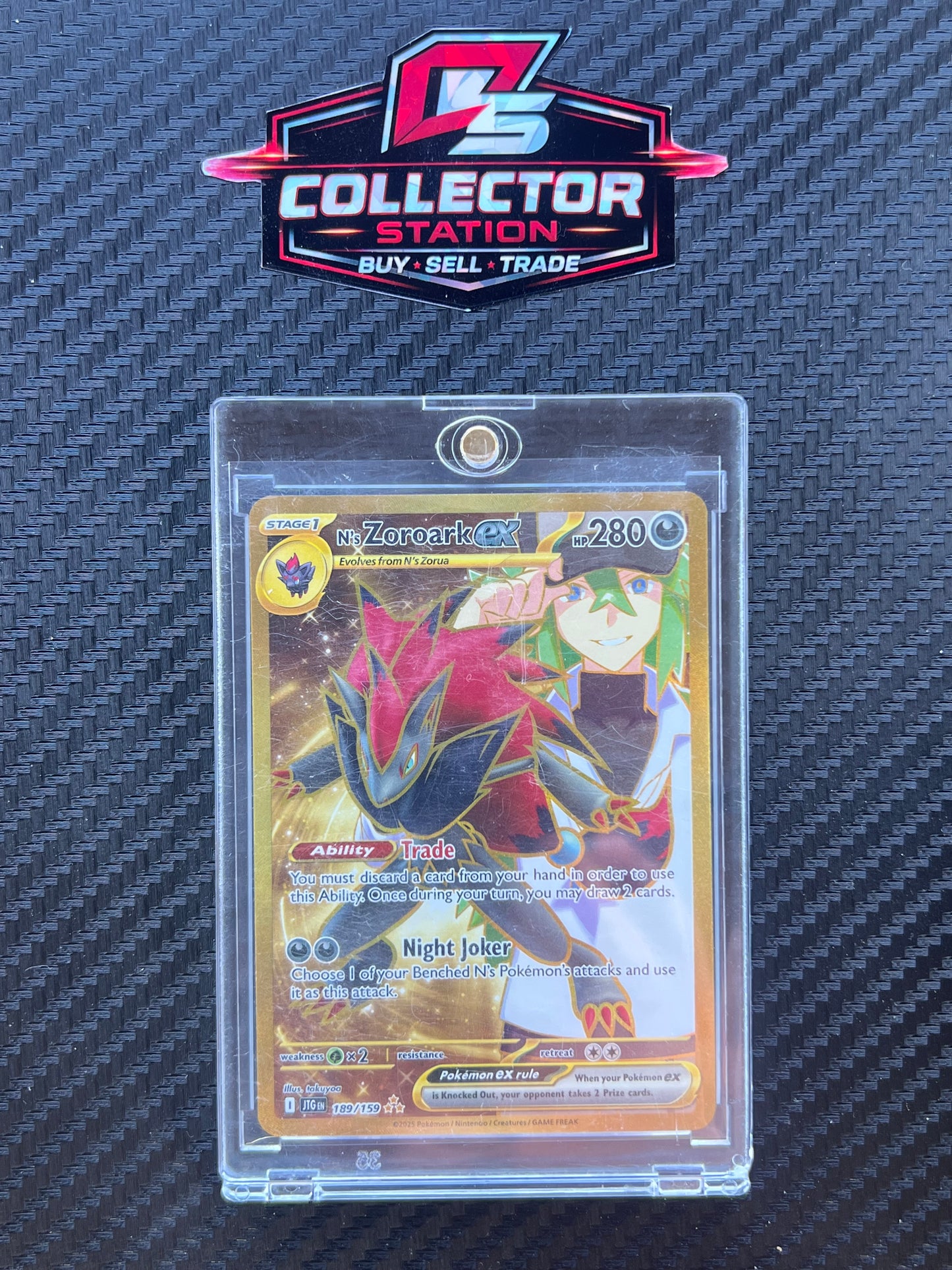 N's Zoroark ex - 189/159 - SV09: Journey Together (JTG)