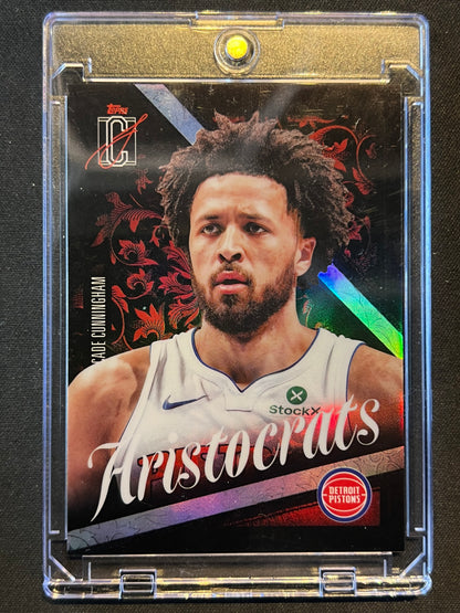 2025-26 Topps Signature Class Cade Cunningham Aristocrats SSP #AR-14 Pistons