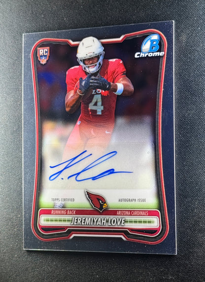 2026 Bowman Football Chrome Jeremiyah Love Autograph RC Rookie - First Available!