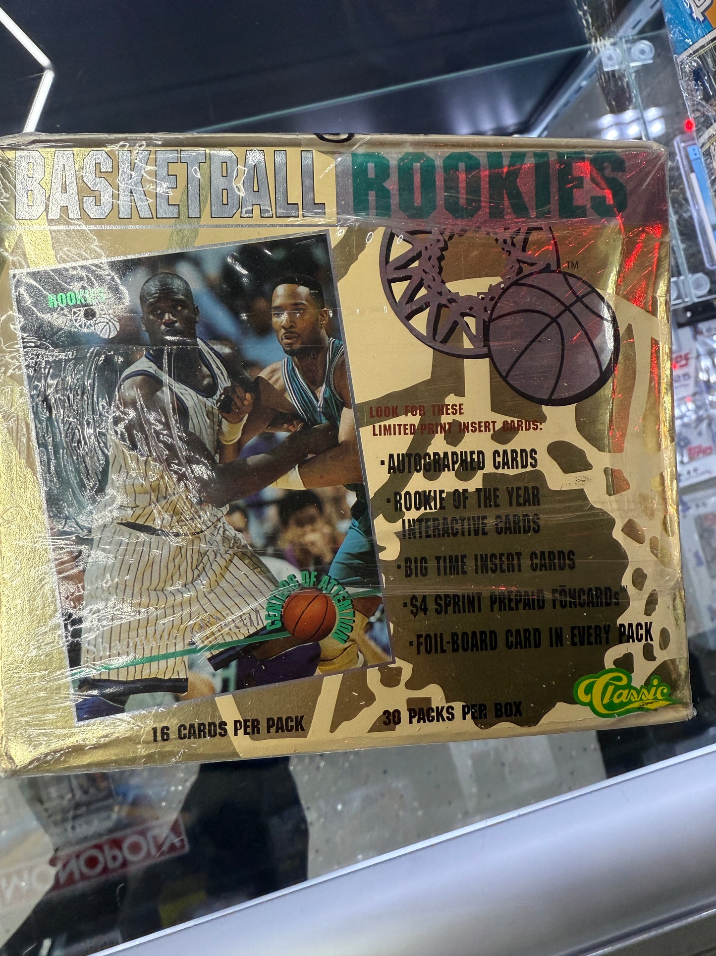 1995 Classic Basketball Rookie Cards Box