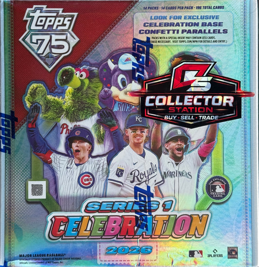 Topps 2026 Baseball Series 1 Celebration Mega Box
