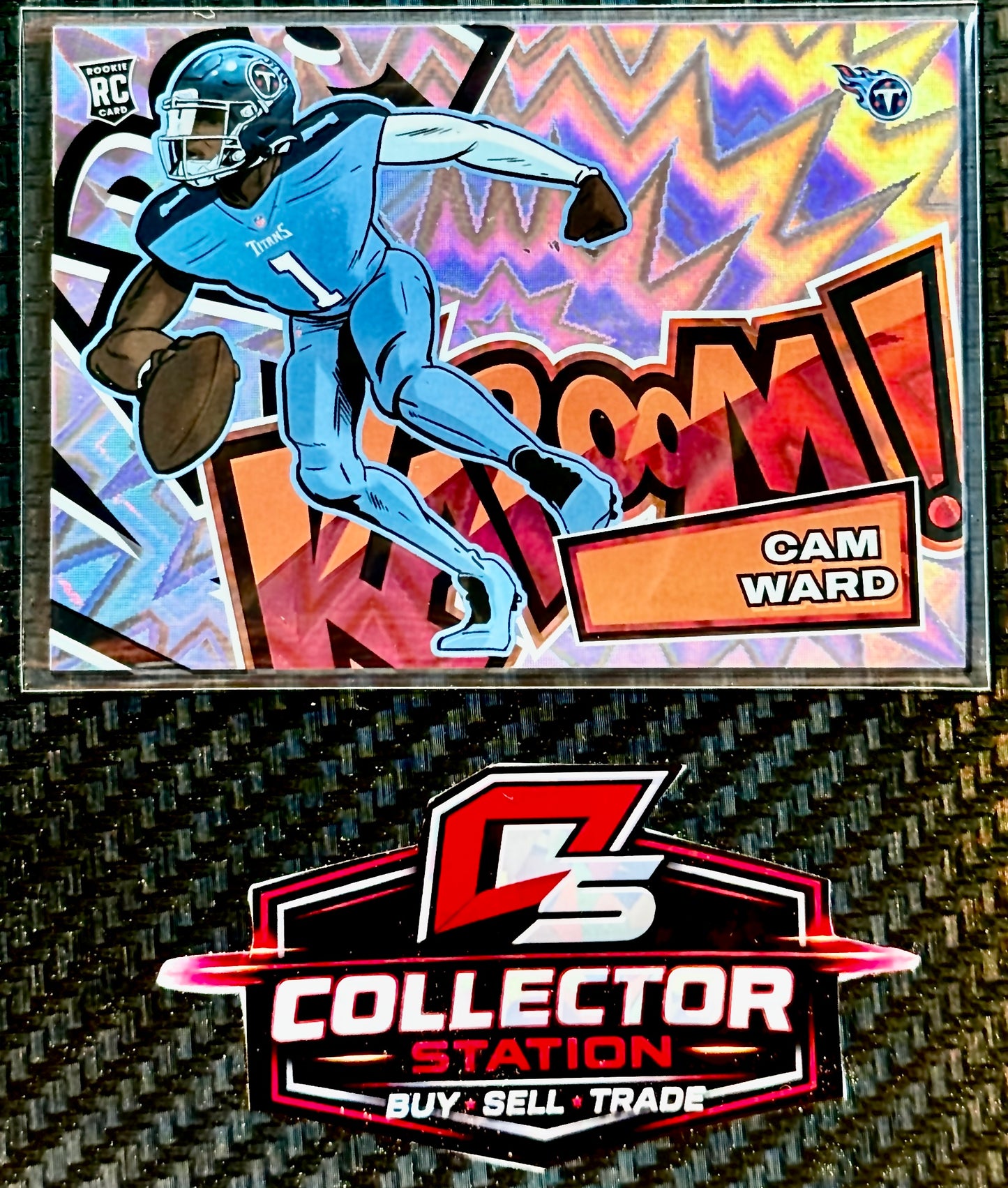 2025 Panini Absolute - Kaboom! Horizontal Cameron Ward #31 (RC)