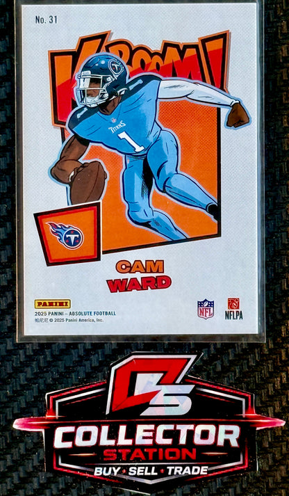 2025 Panini Absolute - Kaboom! Horizontal Cameron Ward #31 (RC)