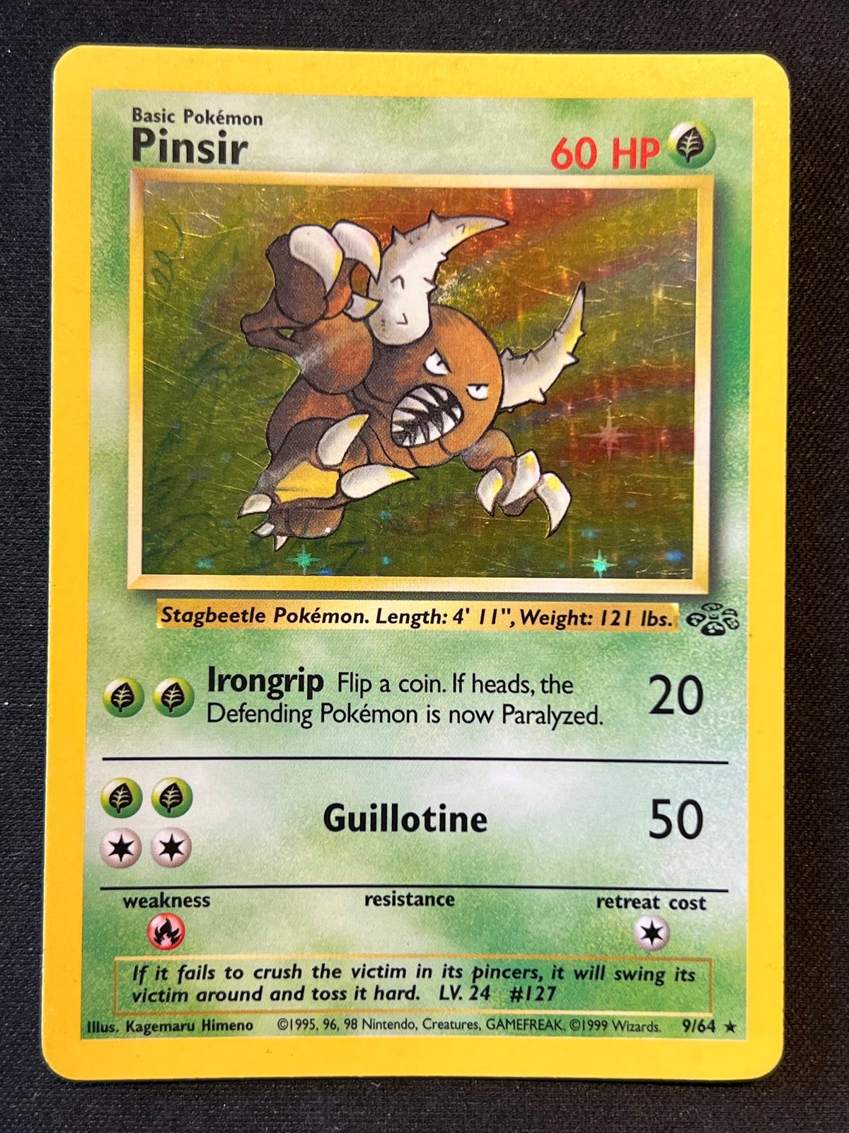 Pinsir (9) - Jungle (JU) HP Pokemon