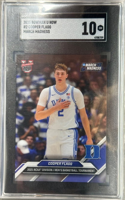 2024-25 Bowman U Now Cooper Flagg SGC 10