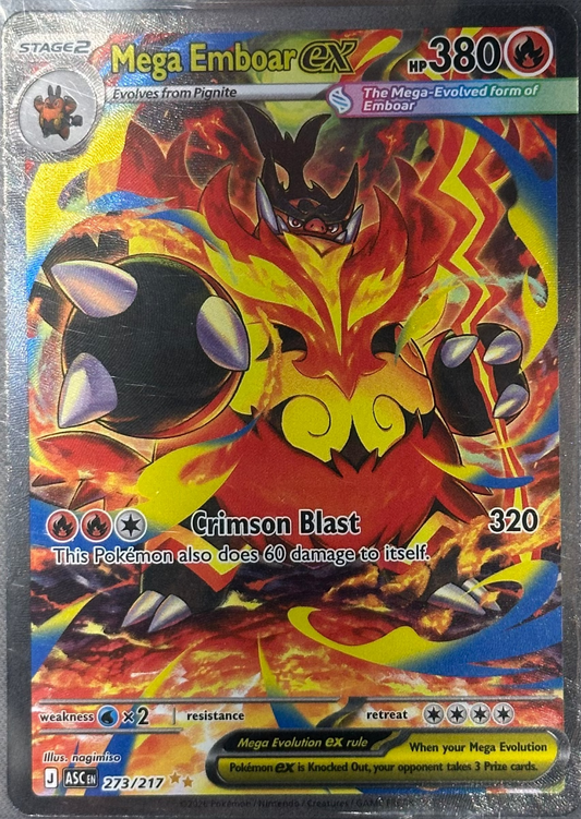 Mega Emboar ex - 273/217 - ME: Ascended Heroes (ASC)
