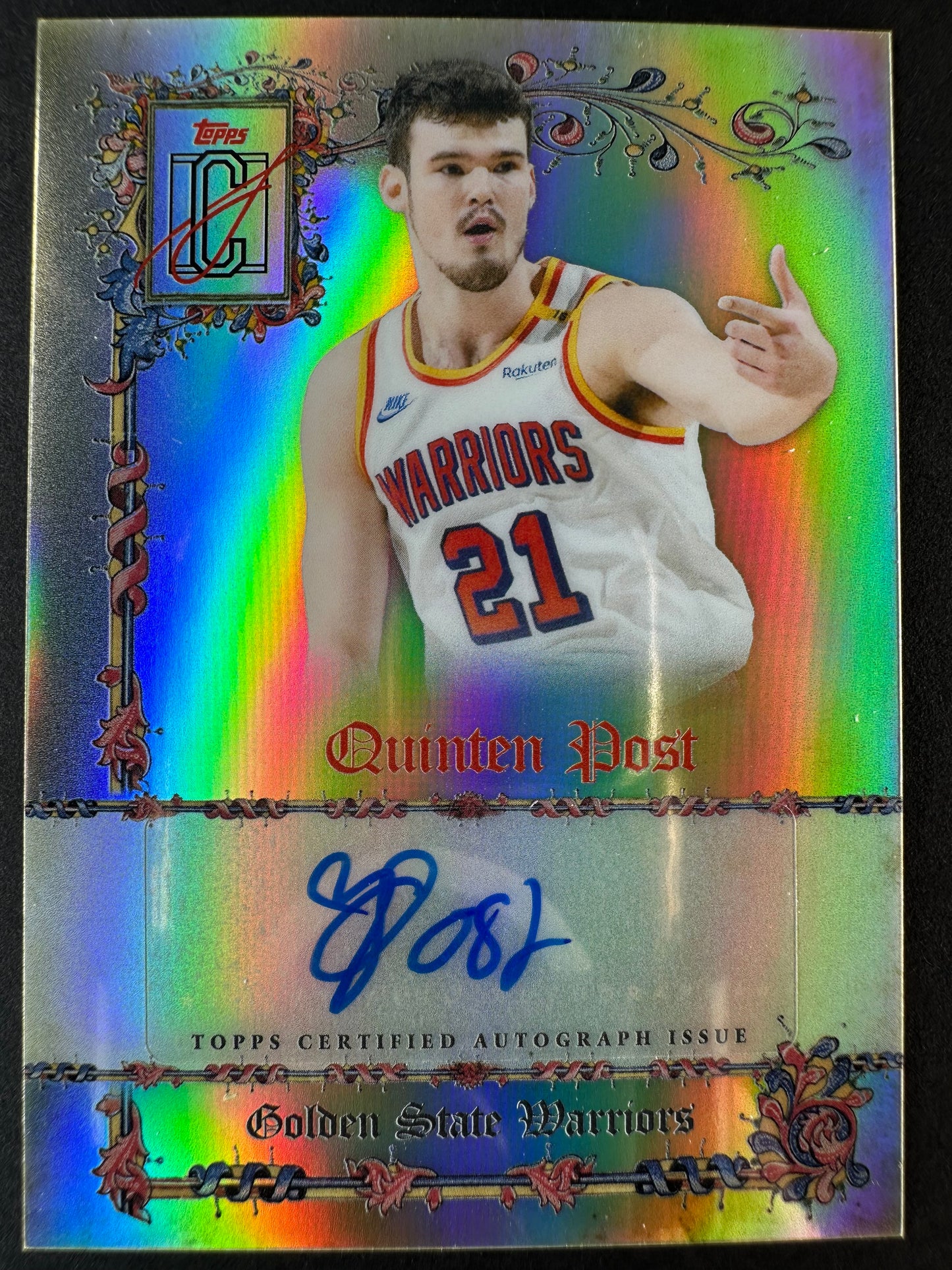 2025-2026 Topps Signature Class Basketball Quinten Post Manuscripts Auto