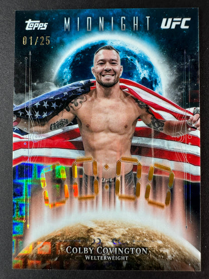 2026 Topps Midnight UFC Colby Covington Zero Hour Orange /25