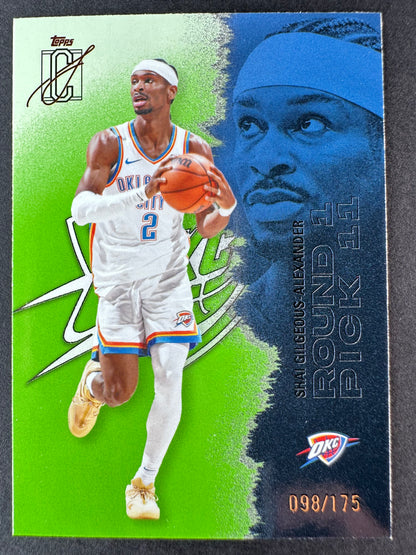 2025-26 Topps Signature Class Basketball Shai Gilgeous-Alexander Lime /175