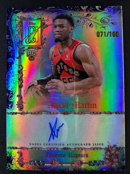 2025-26 Topps Signature Class Basketball Alijah Martin Manuscripts Purple /100