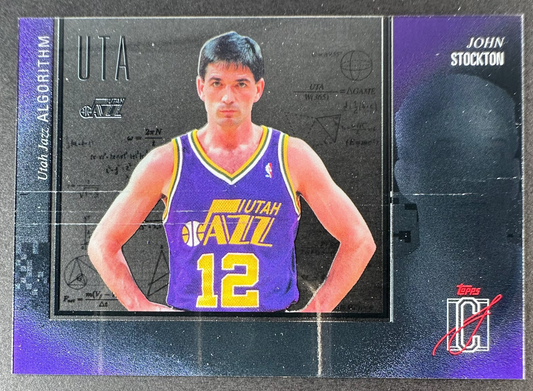 2026 Topps Signature Class Basketball John Stockton Algorithm SSP