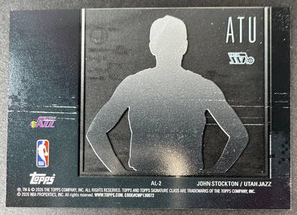 2026 Topps Signature Class Basketball John Stockton Algorithm SSP