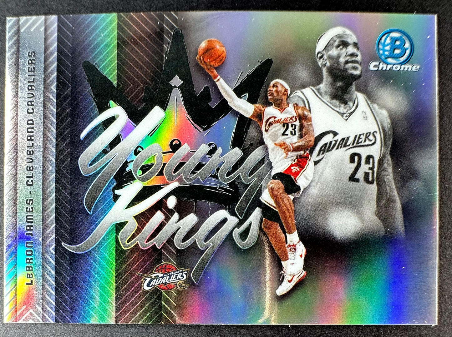 2025-26 Bowmen Basketball LeBron James Young Kings Refractor