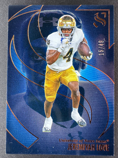 2025 Silhouette Football Jeremiyah Love /49