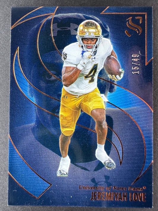 2025 Silhouette Football Jeremiyah Love /49