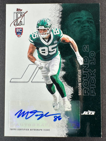 2025-26 Topps Signature Class Football Mason Taylor Auto