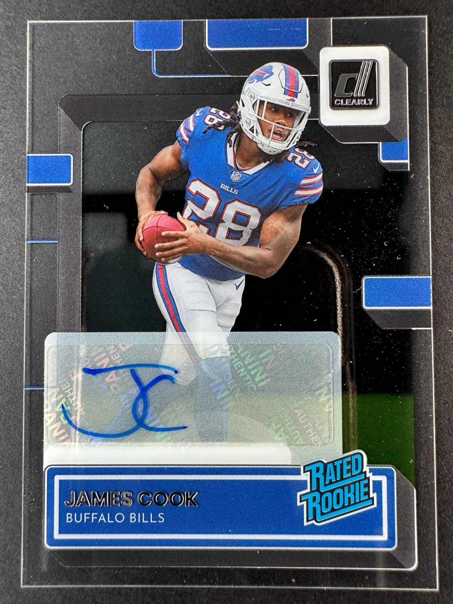 2022 Donruss Clearly James Cook Auto
