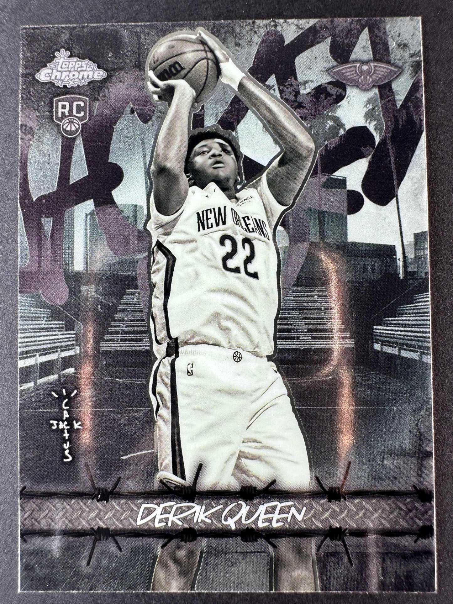 2025-26 Topps Chrome Cactus Jack Basketball Derik Queen Jacked Up