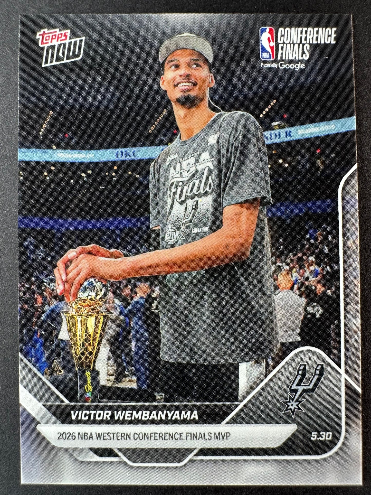 2026 Topps Now NBA Victor Wembanyama Base Card