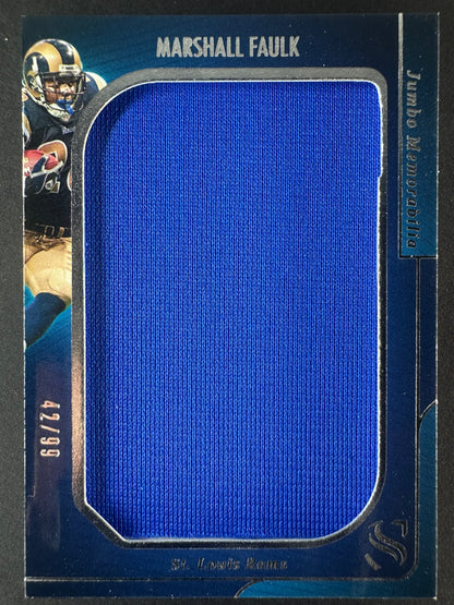 2025-26 Panini Silhouette Marshall Faulk Jumbo Memorabilia /99