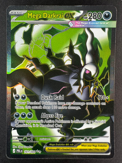 Mega Darkrai Ex - 101/084 - ME05: Pitch Black (PBL)