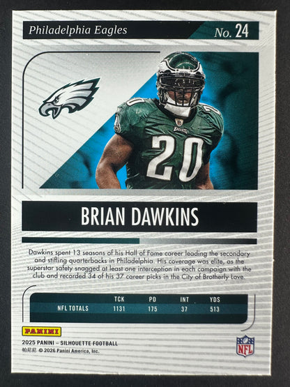2025 Panini Silhouette /49 Brian Dawkins