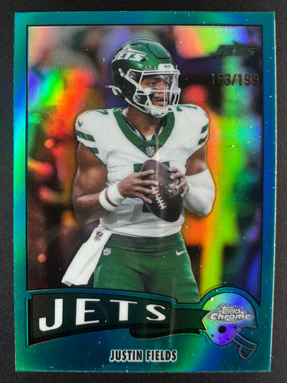 Justin Fields 2025 Aqua /199