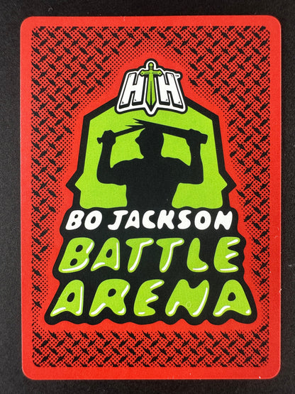 2026 Bo Jackson Tecmo Bowl Dart-Board Ice Battle Foil
