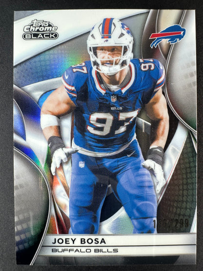 2025-26 Topps Chrome Black Football Joey Bosa Refractor /299