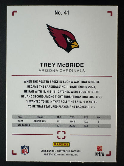 2025-26 Panini Photogenic Trey McBride Teal/ 35