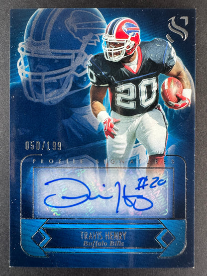 2025-26 Panini Silhouette Travis Henery Profile Signatures Auto /199