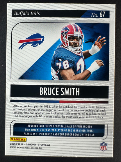 2025-26 Panini Silhouette Bruce Smith Purple /125