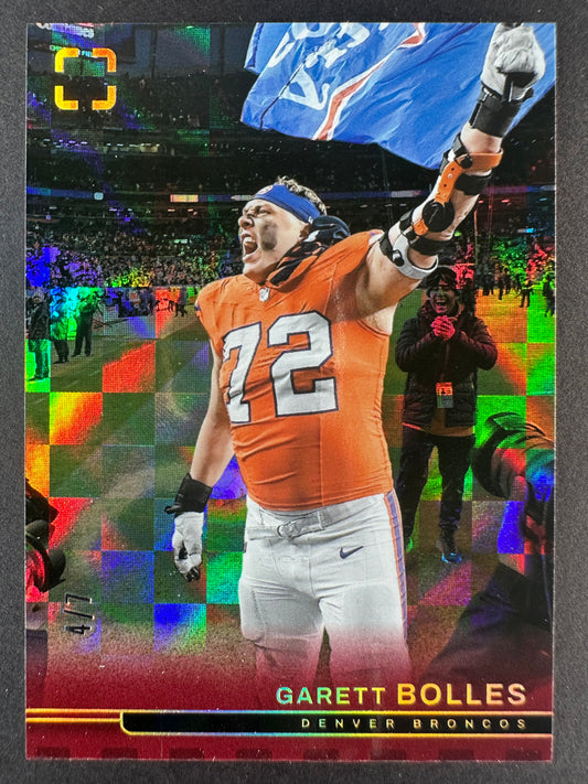 2025-26 Panini Photogenic Garett Boles Maroon Checkered /7