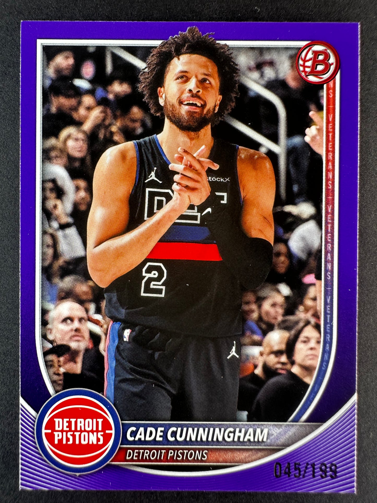 2025-26 Bowmen Cade Cunningham Purple /199
