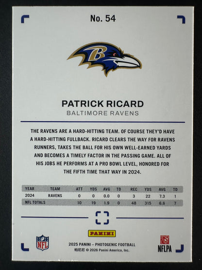 2025 Panini Photogenic Patrick Ricard Bronze /150