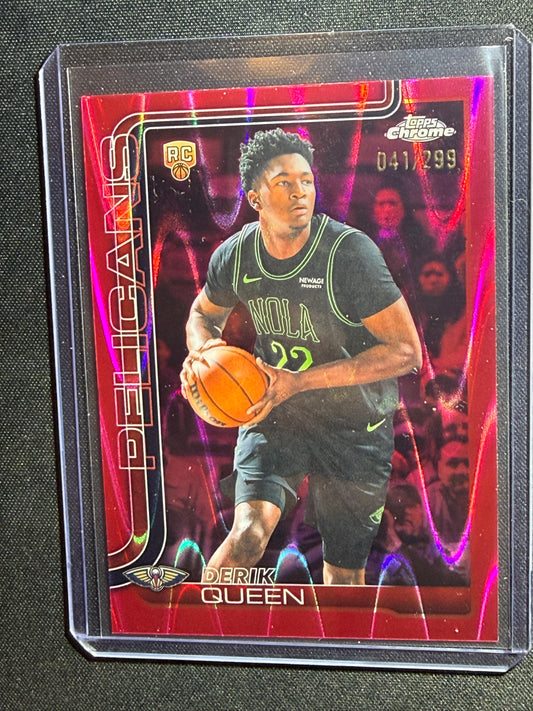 2025-26 Topps Chrome Update Derek Queen #163  - 041/299