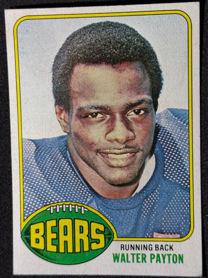 1976 Topps #148 Walter Payton Rookie Vintage HOF RC Football Card (PSA 6/7 Candidate)