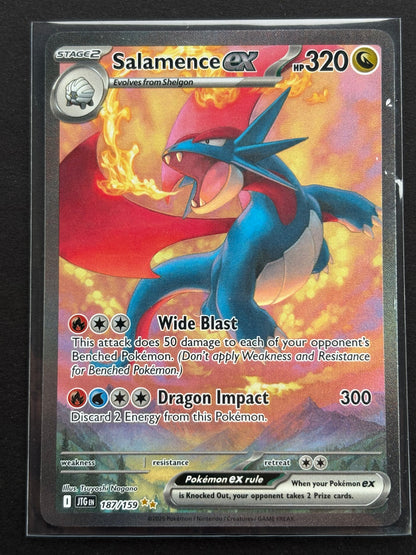 Salamence ex - 187/159 - SV09: Journey Together (JTG)
